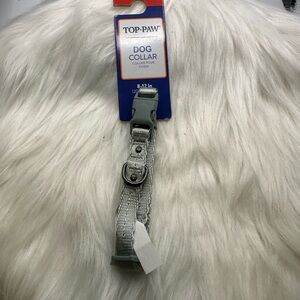 🩷5/$10 Top Paw Gray Dog Collar